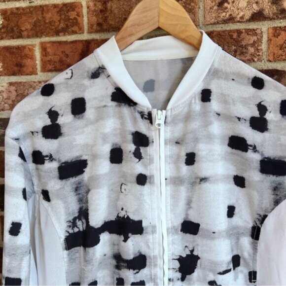 Lululemon Noir Jacket IIGhost Weave White Black / White - Picture 4 of 14